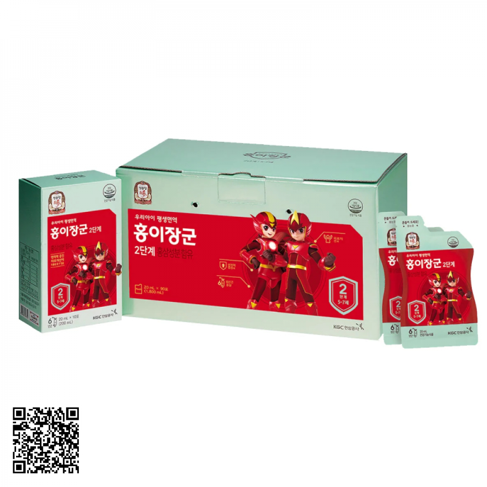 Nước Hồng Sâm Baby KGC Cheong Kwan Jang Số 2 Từ Hàn Quốc 90 Gói