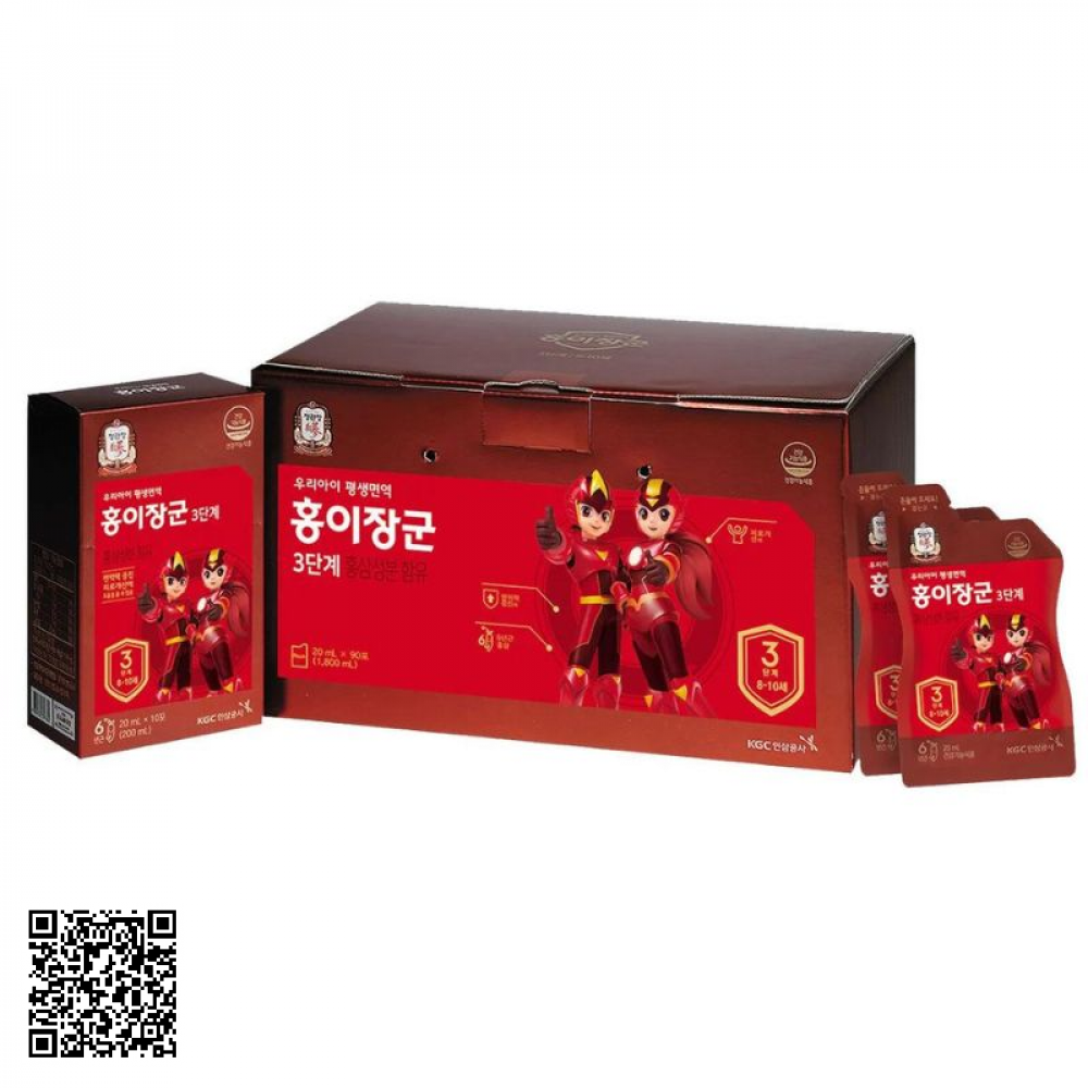Nước Hồng Sâm Baby KGC Cheong Kwan Jang Số 3 Từ Hàn Quốc 90 Gói