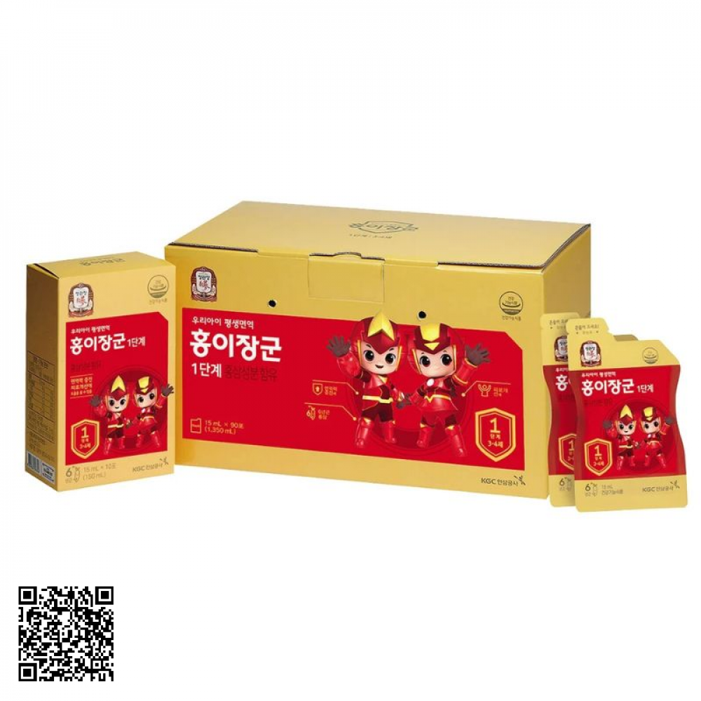 Nước Hồng Sâm Baby KGC Cheong Kwan Jang Số 1 Từ Hàn Quốc 90 Gói