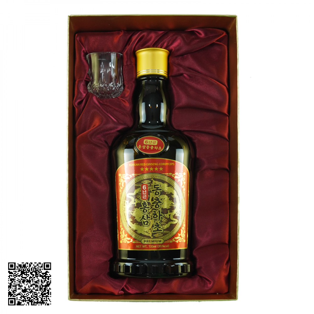 Nước Hồng Sâm Đông Trùng Daesan Korean Ginseng Premium Từ Hàn Quốc Hộp 1 Chai