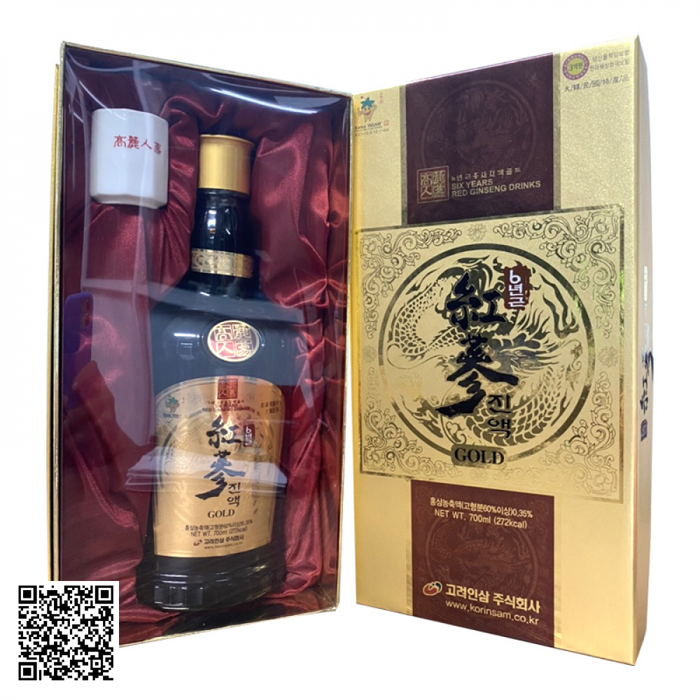 Tinh Chất Hồng Sâm Korinsam Six Years Red Ginseng Drink Gold Từ Hàn Quốc