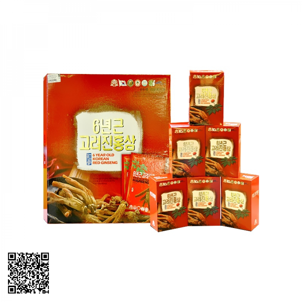 Nước Hồng Sâm Taewoong Food Korean Red Ginseng Từ Hàn Quốc 30 Gói