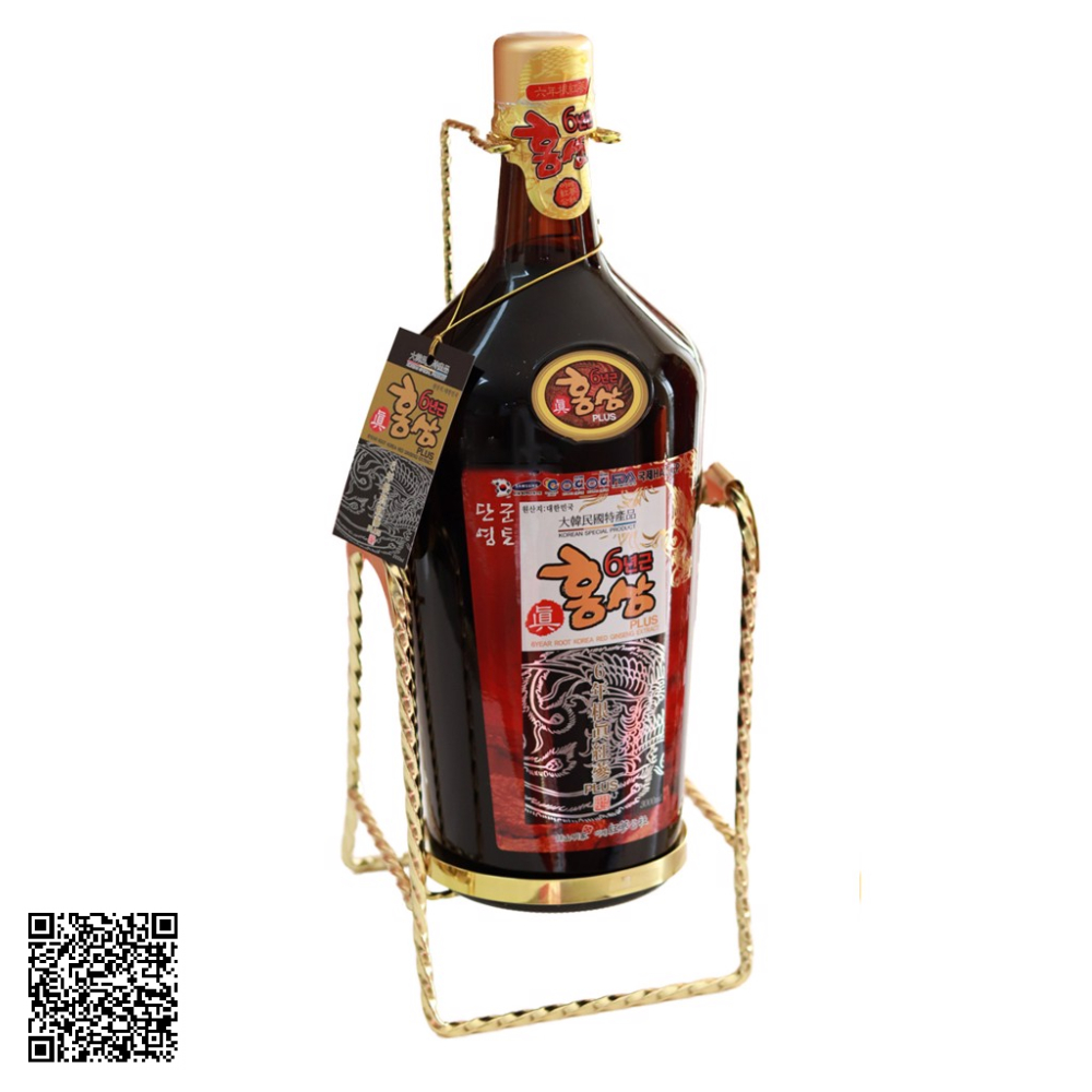 Nước Hồng Sâm Đông Trùng Kanghwa 6 Year Root Korea Red Ginseng Extract Plus Chai 3 Lít