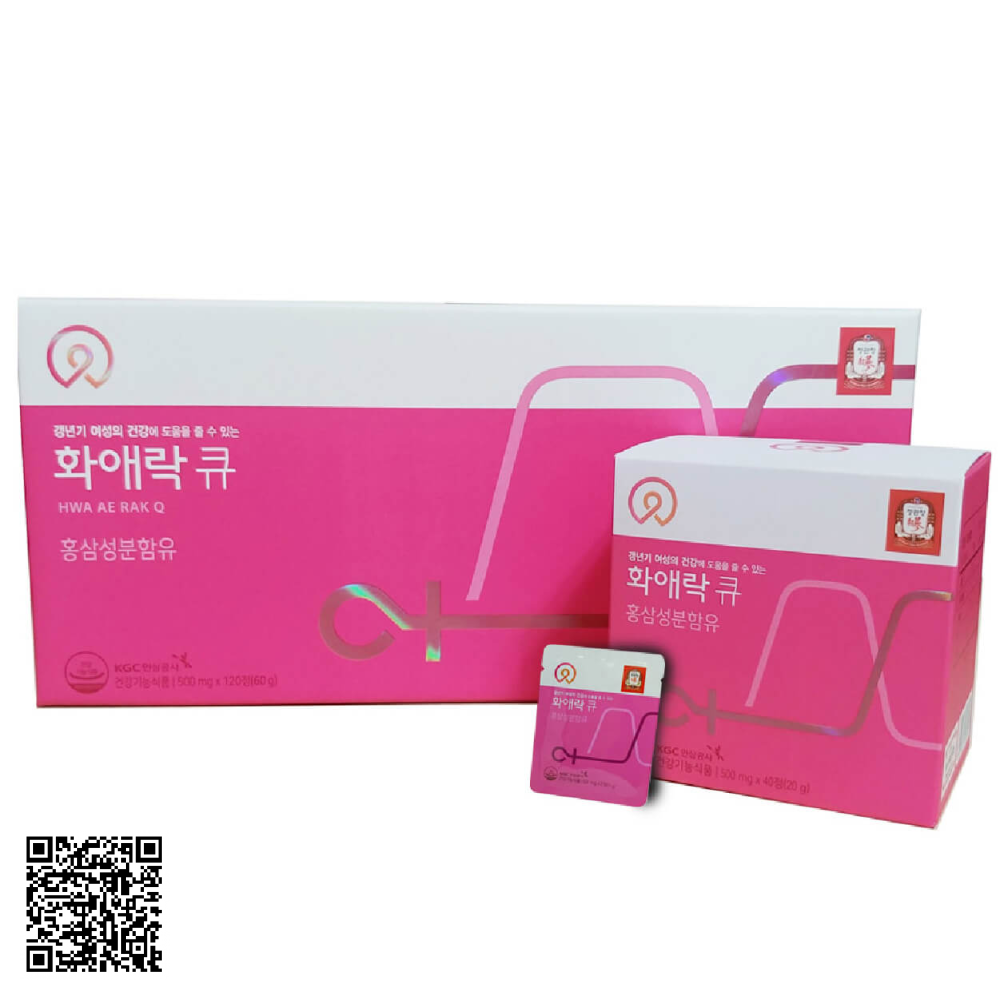 Viên Hồng Sâm KGC Hwa Ae Rak Q Từ Hàn Quốc 112 Viên