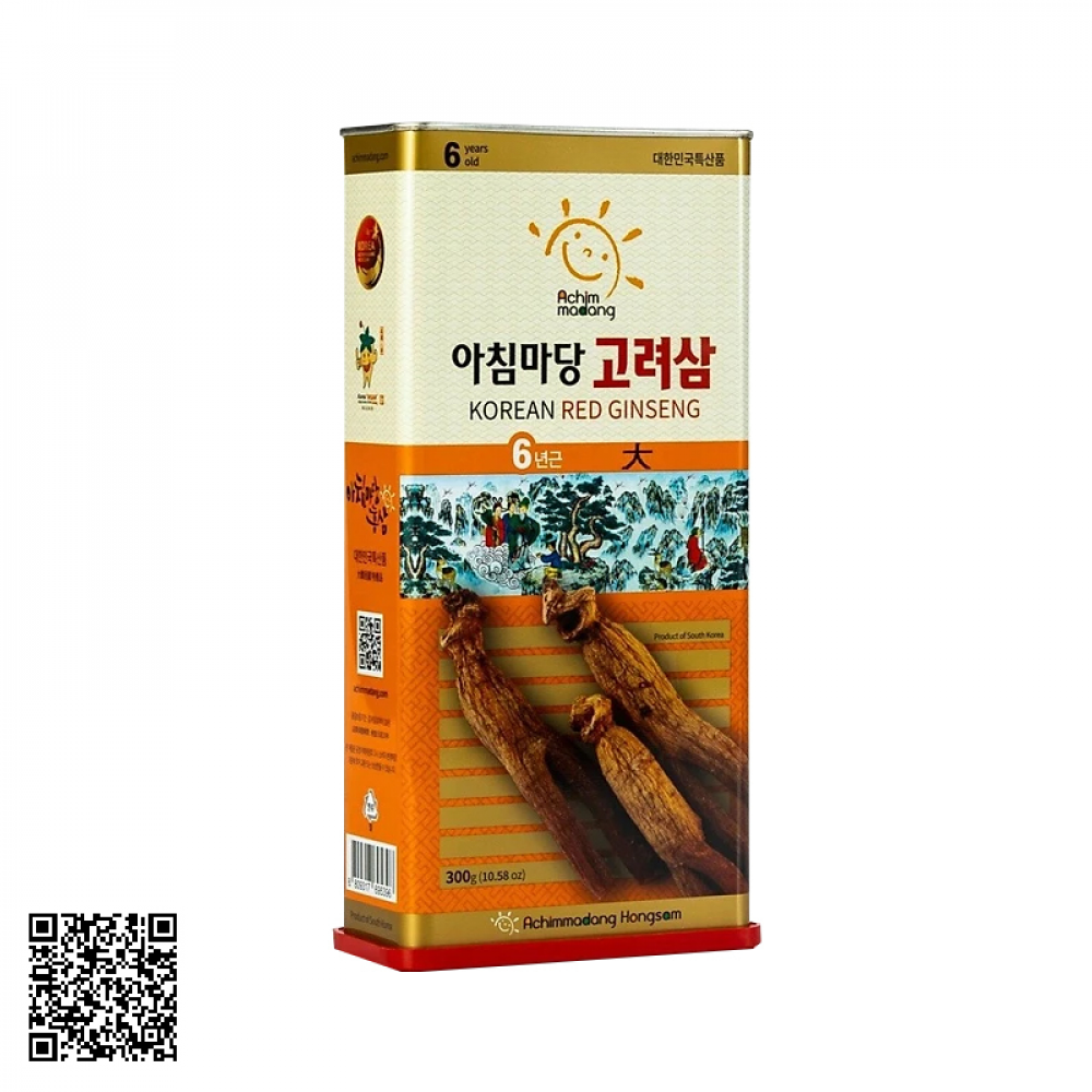 Hồng Sâm Củ Khô Achimmadang Korean Red Ginseng Từ Hàn Quốc 15 Củ