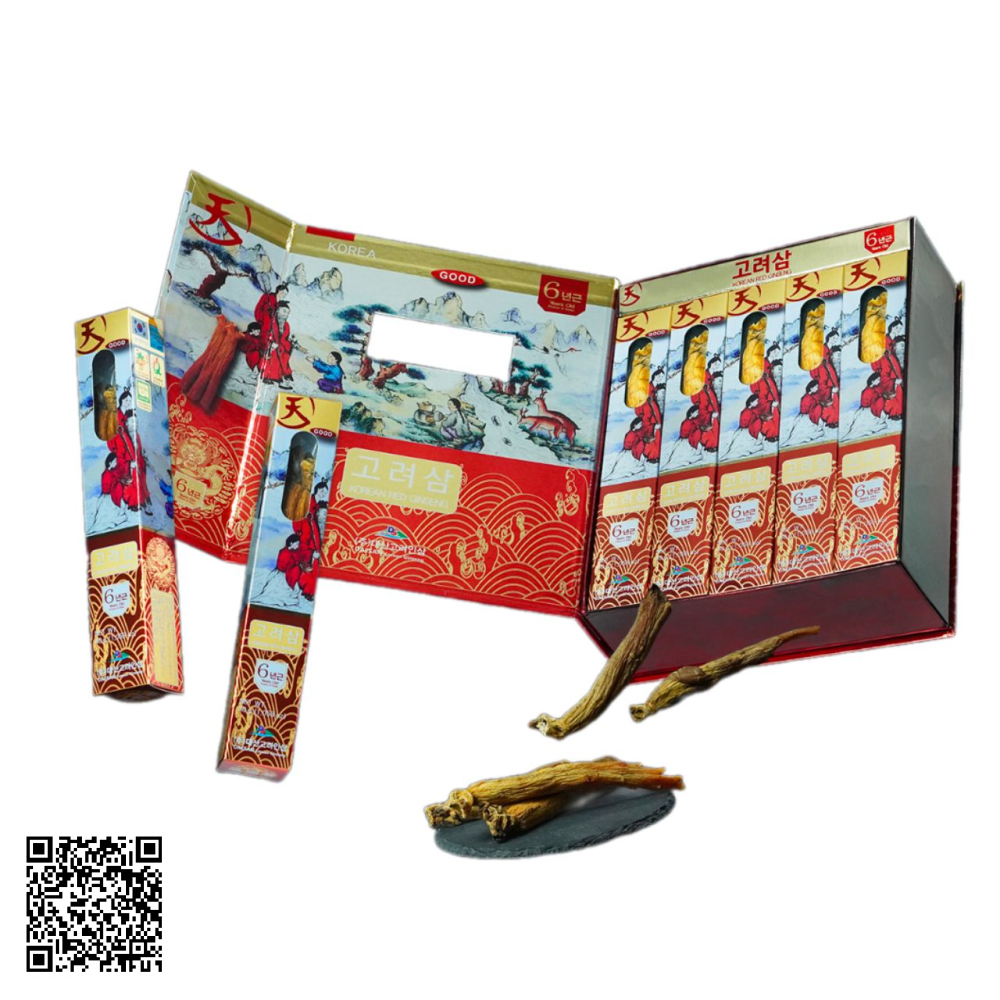 Hồng Sâm Củ Khô Daesan Korean Red Ginseng Kingsize Từ Hàn Quốc 10 Củ