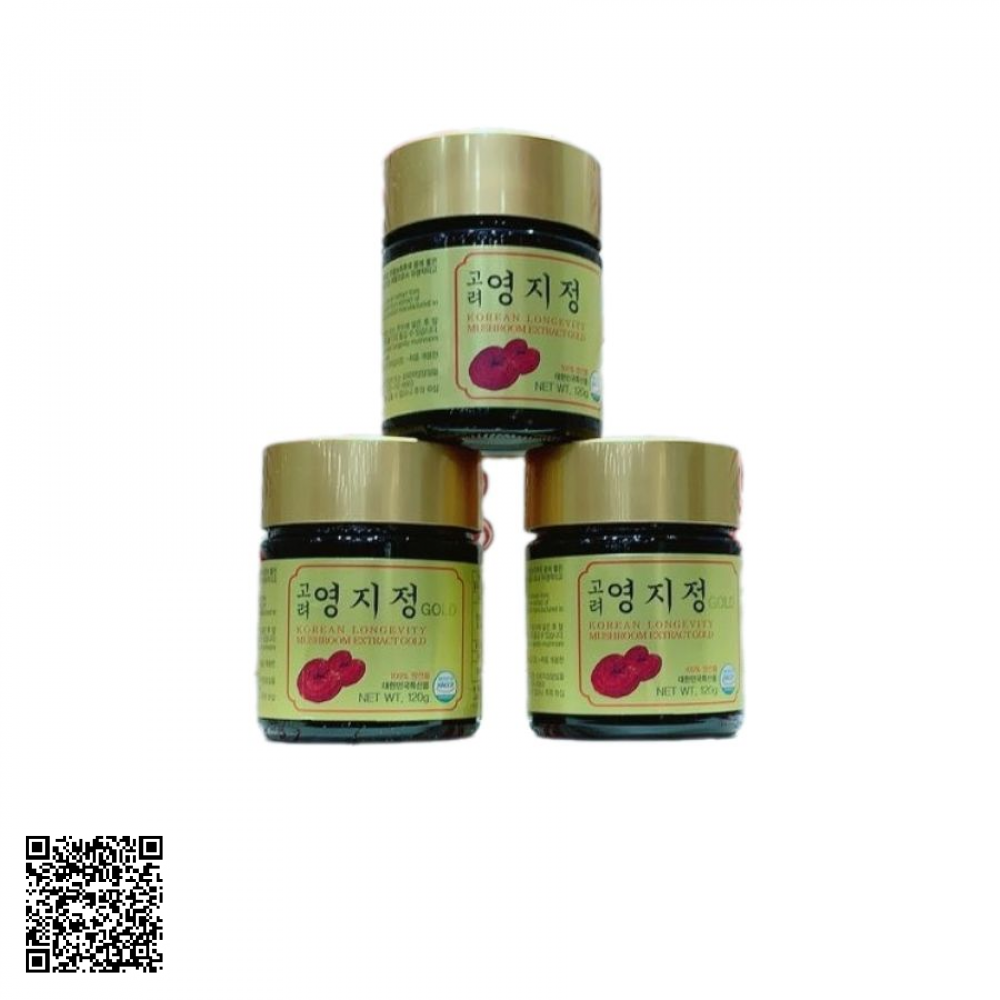 Cao Linh Chi Sao Vàng SamSung Korean Longevity Mushroom Extract Gold Từ Hàn Quốc 3 Lọ