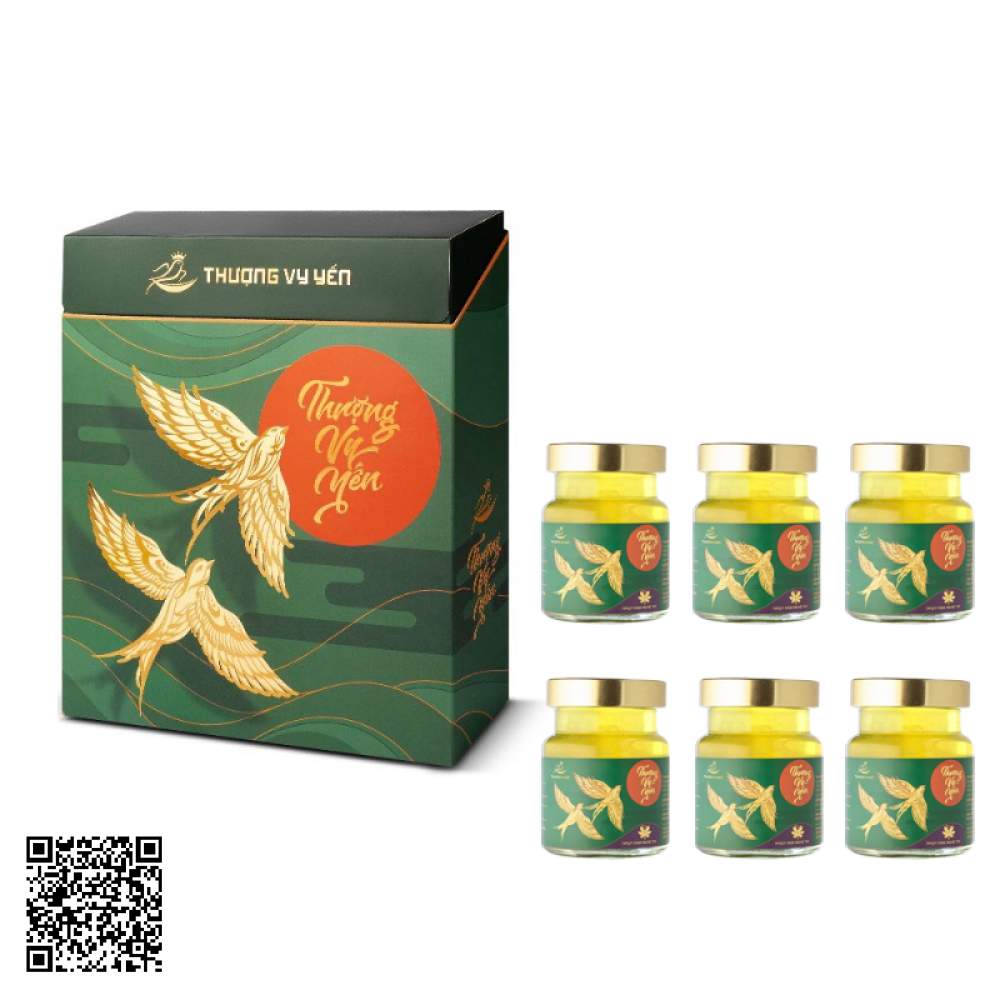 Yến Sào Thượng Vy Yến Biển Nhụy Hoa Nghệ Tây Saffron Set 6 Hũ