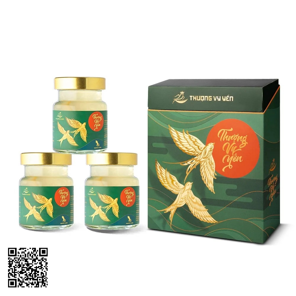 Yến Sào Thượng Vy Yến Biển Nhân Sâm Set 6 Hũ