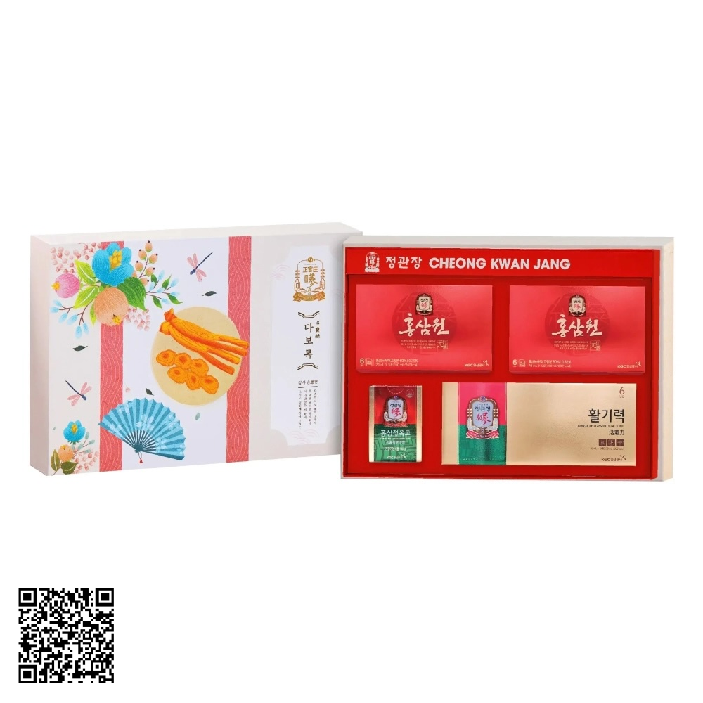 Hộp Quà Tết Hồng Sâm Cao Cấp KGC An Khang Vượng Phúc Từ Hàn Quốc