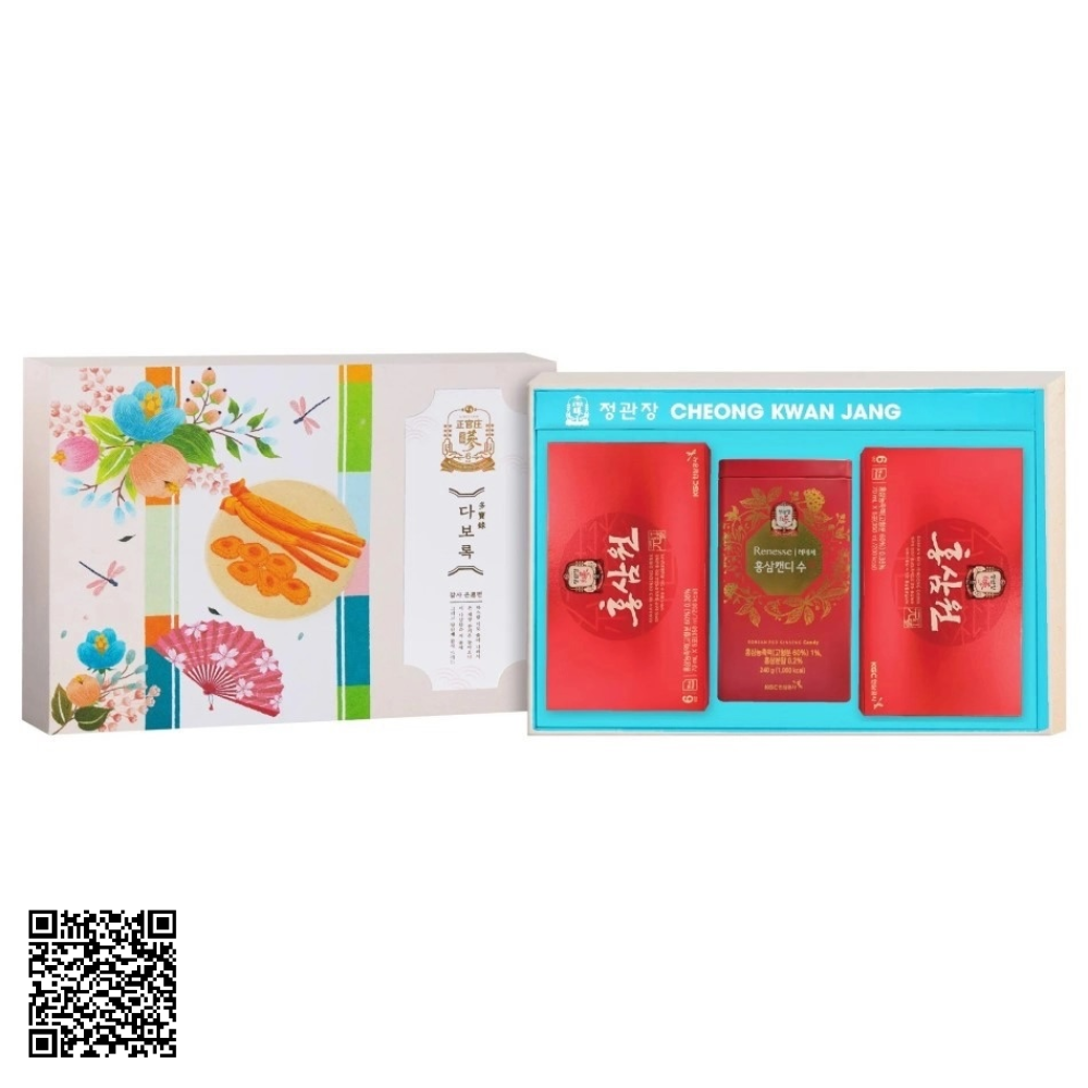 Hộp Quà Tặng Tết Hồng Sâm Cao Cấp KGC Gia Đường An Thịnh (Mẫu 1) Từ Hàn Quốc