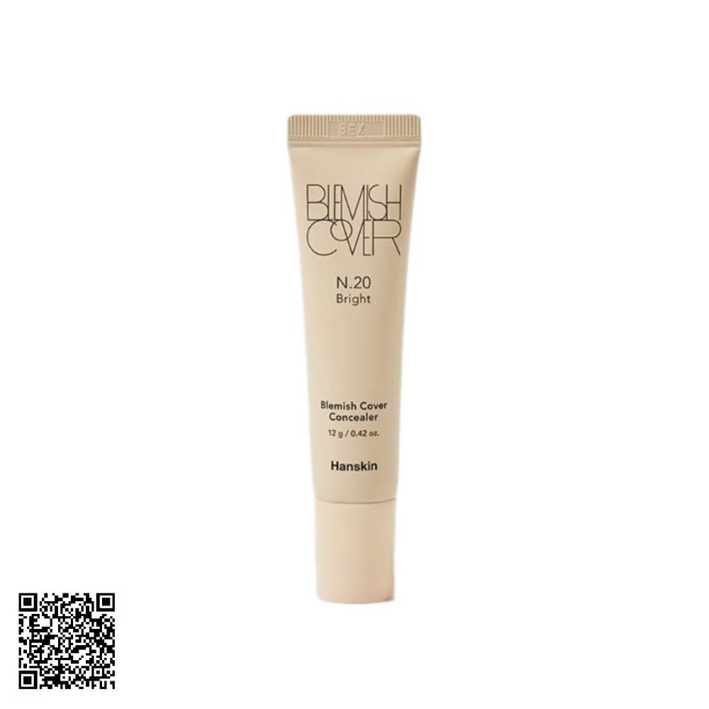 Kem che khuyết điểm Hanskin Blemish Cover Concealer Bright Từ Hàn Quốc 12g