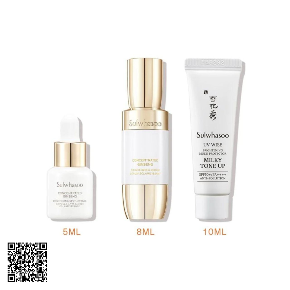 Bộ Làm Sáng Da Chuyên Sâu Sulwhasoo Trial Brightening Targeting Set 3 Món