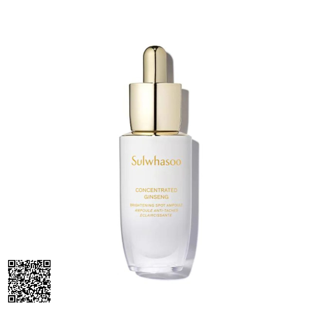  Tinh Chất Nhân Sâm Sáng Da, Mờ Đốm Nâu Sulwhasoo Concentrated Ginseng Brightening Spot Ampoule 20g