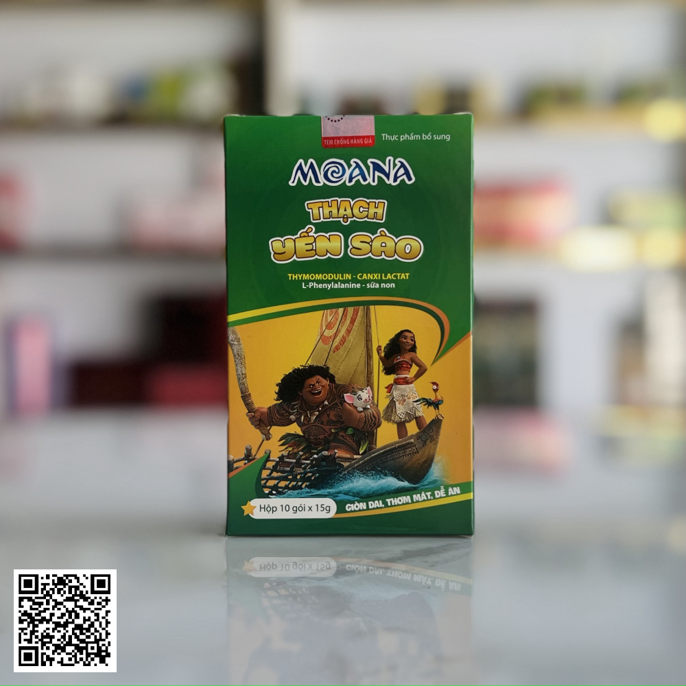 Thạch Yến Sào Moana Hộp 10 Gói