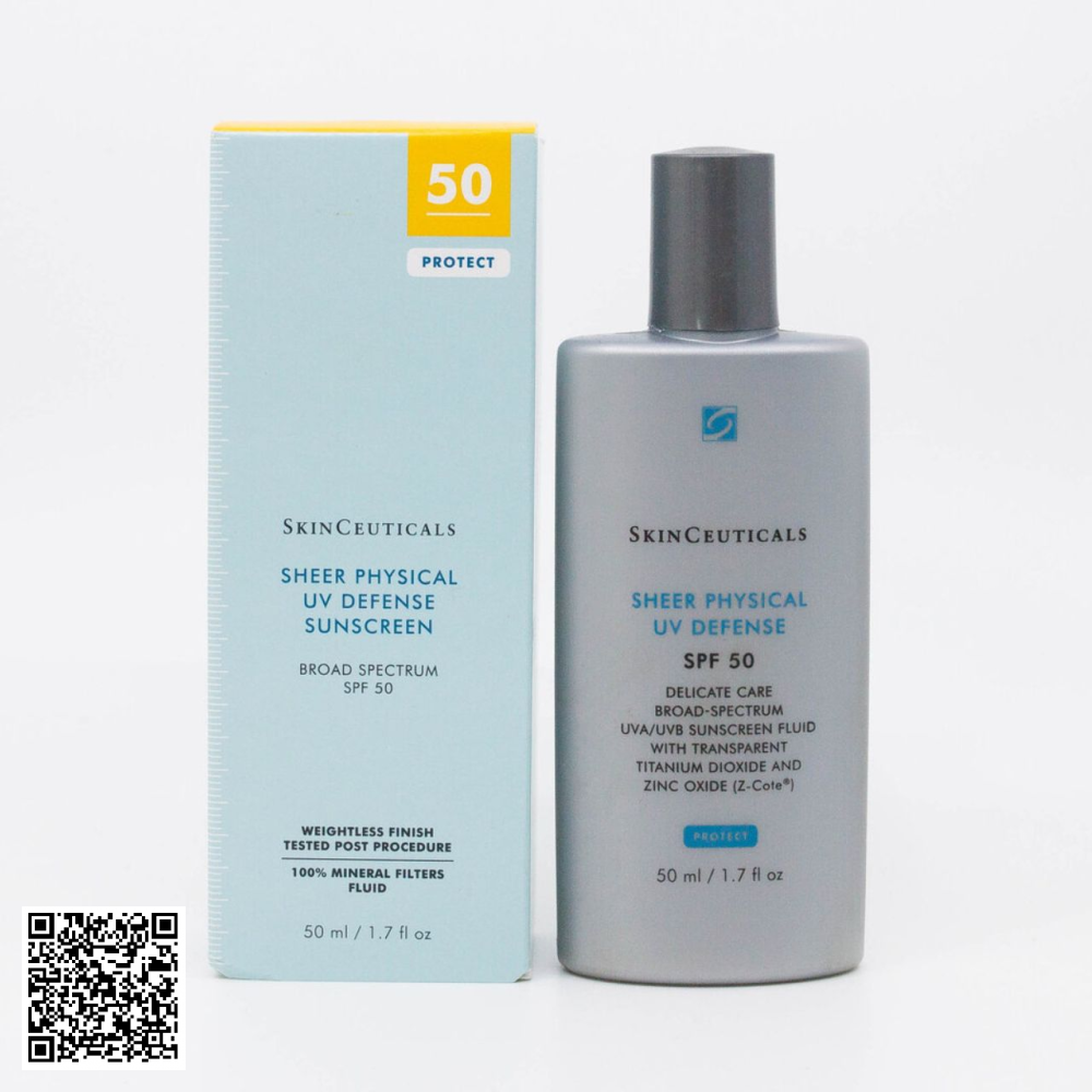 Kem Chống Nắng Vật Lí SkinCeuticals Sheer Mineral UV Defense Sunscreen SPF50 Từ Mỹ 50ml