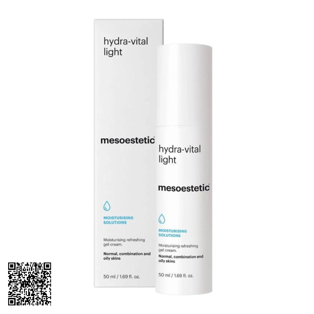 Kem Dưỡng Ẩm Mesoestetic Moisturizing Solutions Hydra-Vital Light Từ Tây Ban Nha 50ml