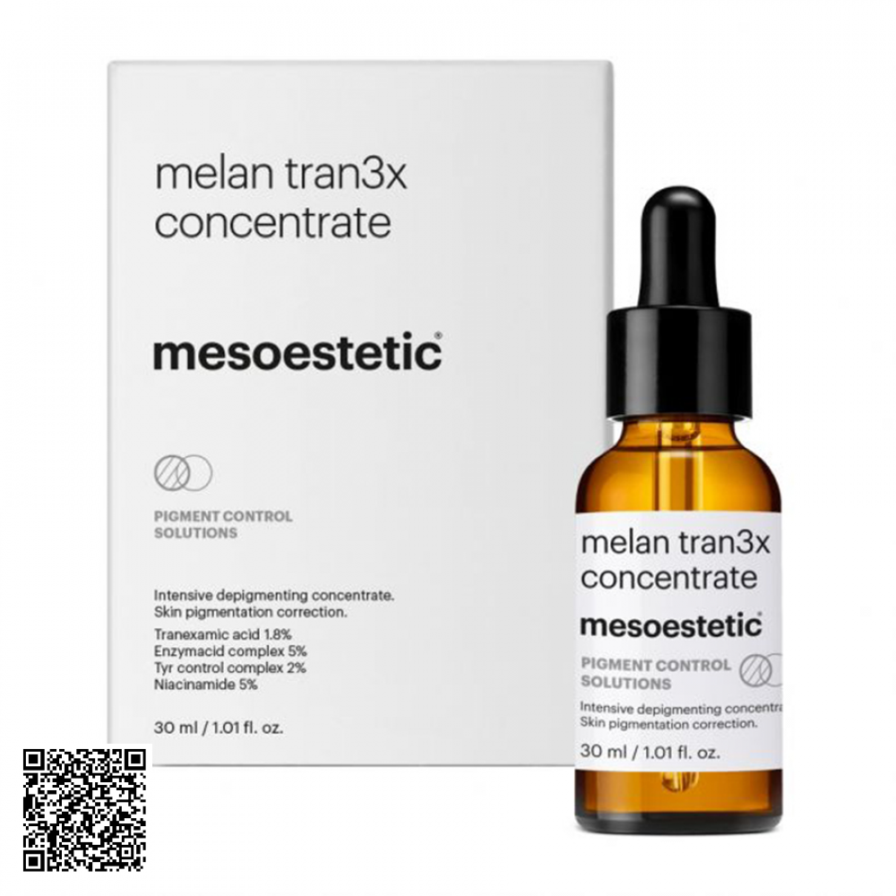 Serum Mờ Nám Mesoestetic Pigment Control Solutions Melan Tran3x Concentrate Từ Tây Ban Nha 30ml