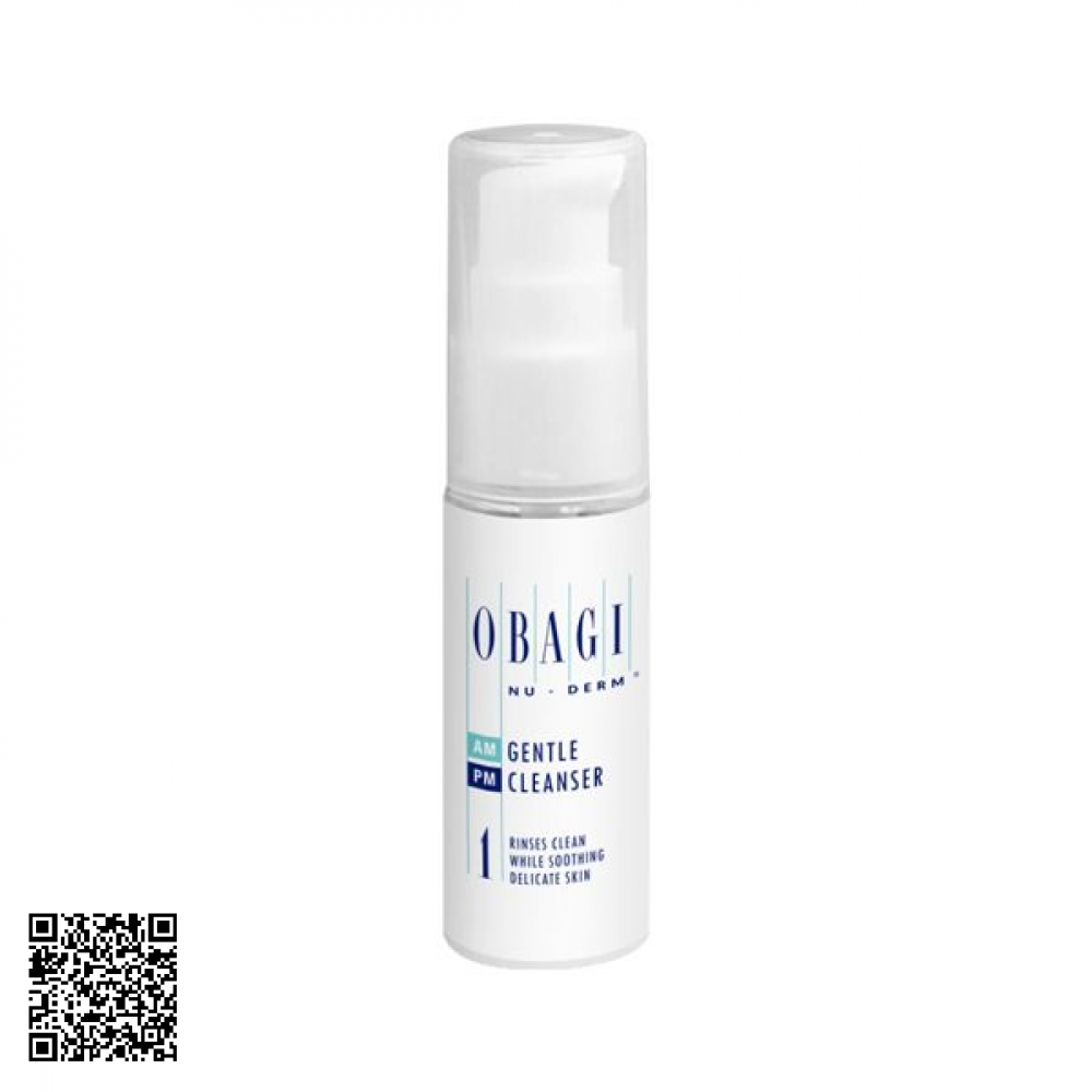 Sữa Rửa Mặt Cho Da Khô Obagi Nu-Derm Gentle Cleanser Từ Mỹ 20ml