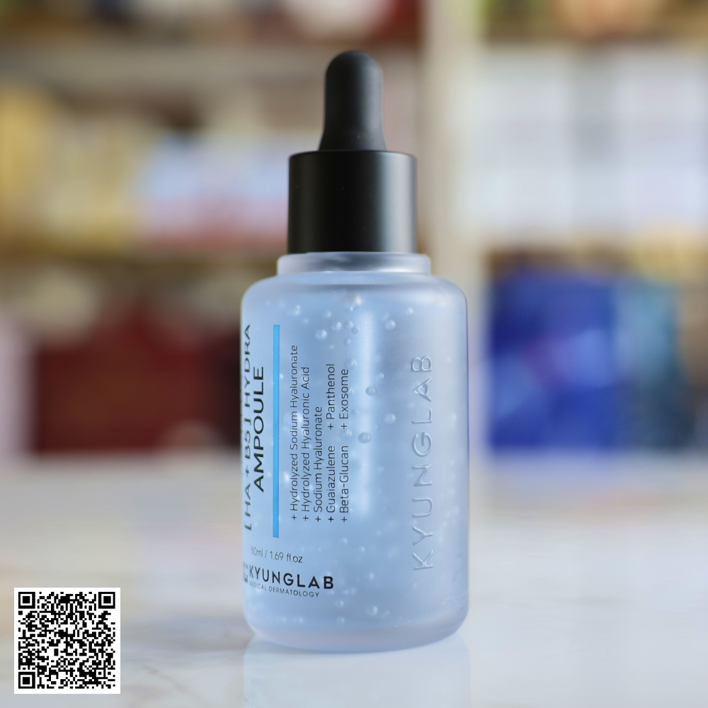 Tinh Chất Phục Hồi Dưỡng Da Mịn Màng Kyung Lab HA Plus HA + B5 Hydra Ampoule Từ Hàn Quốc 50ml