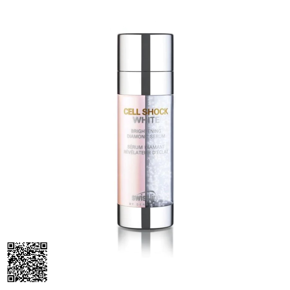 Serum Dưỡng Trắng Da Từ Kim Cương Swissline Cell Shock White Brightening Diamond Serum Từ Thuỵ Sĩ 40ml