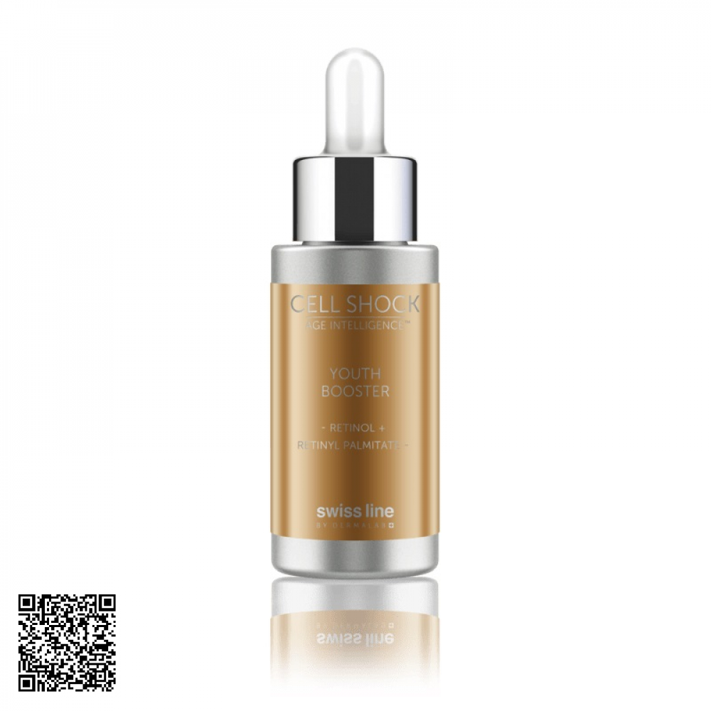Tinh Chất Trẻ Hóa Da Swissline Cell Shock Age Intelligence Youth Booster Từ Thuỵ Sĩ 20ml