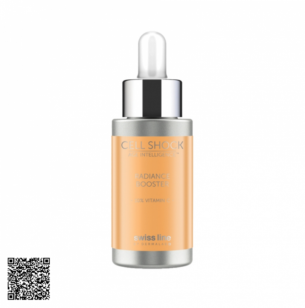 Tinh Chất Dưỡng Trắng, Cung Cấp Năng Lượng Cho Da Swissline Cell Shock Age Intelligence Radiance Booster Từ Thuỵ Sĩ 20ml