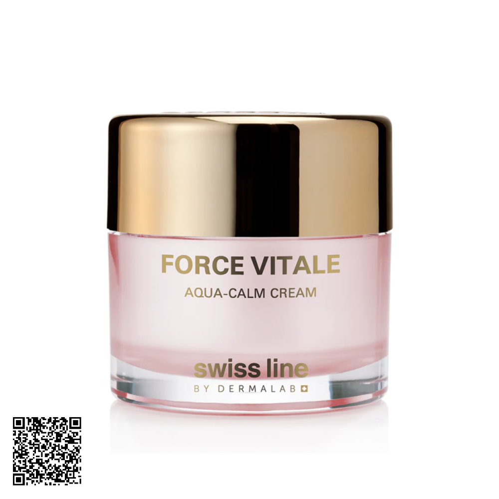 Kem Phục Hồi Da Nhạy Cảm Swissline Force Vitale Aqua-Calm Cream Từ Thuỵ Sĩ 50ml