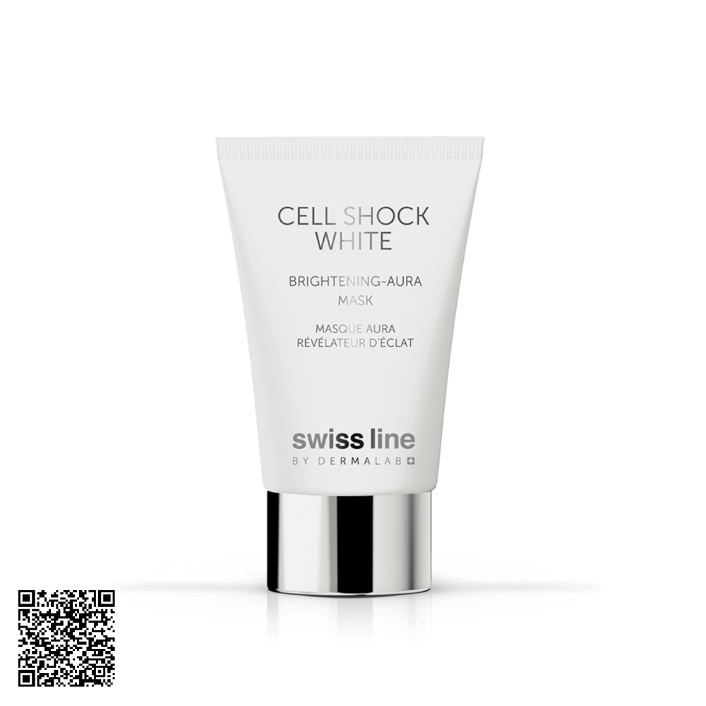 Mặt Nạ Dưỡng Trắng Swissline Cell Shock White Brightening-Aura Mask Từ Thuỵ Sĩ 75ml