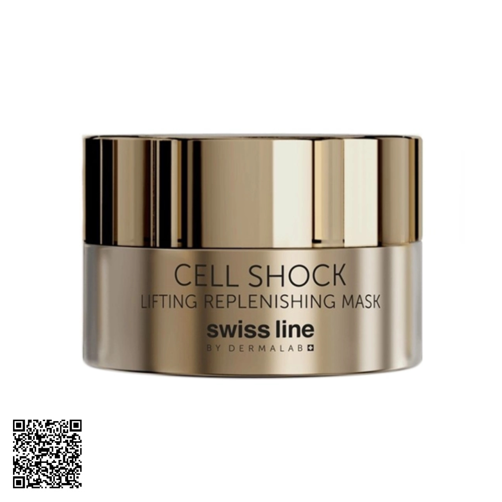 Mặt Nạ Hỗ Trợ Ngừa Lão Hóa Nâng Cơ Swissline Cell Shock Lifting Replenishing Mask Từ Thuỵ Sĩ 50ml