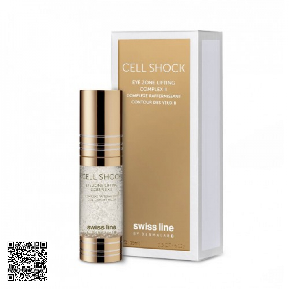 Hỗn Hợp Chống Nhăn Vùng Mắt Swissline Cell Shock Eye Zone Lifting Complex II Từ Thuỵ Sĩ 15ml