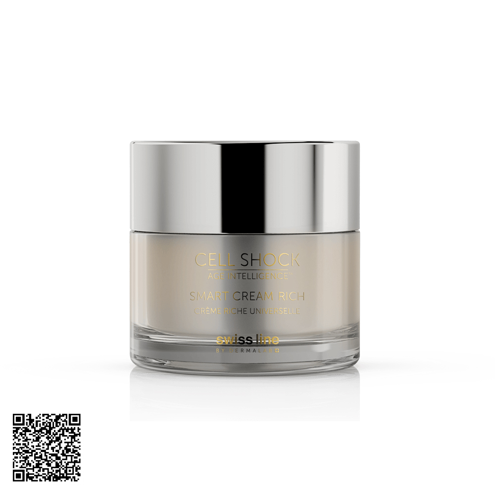 Kem Dưỡng Ẩm Trẻ Hóa Da Swissline Cell Shock Smart Cream Rich Từ Thuỵ Sĩ 50ml