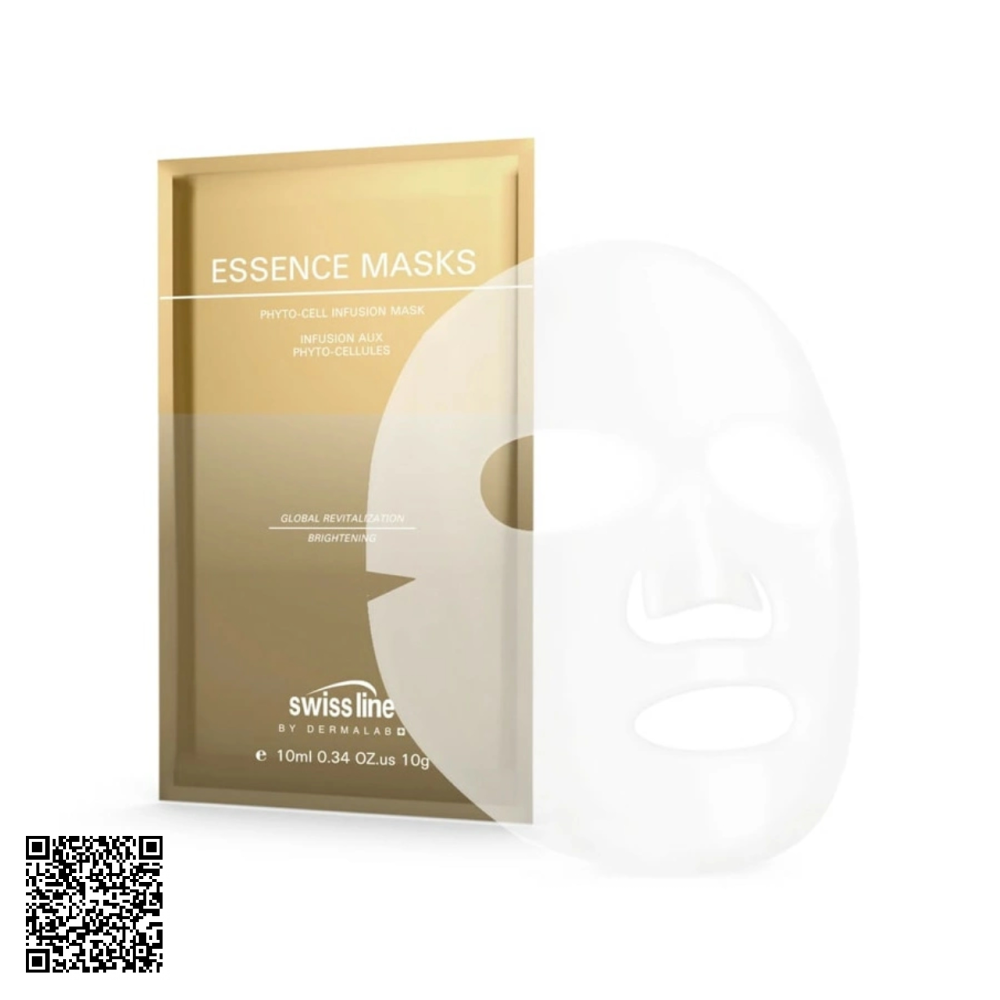 Mặt Nạ Trẻ Hóa Da Swissline Essence Masks Phyto-Cell Infusion Mask Từ Thuỵ Sĩ 10 Miếng
