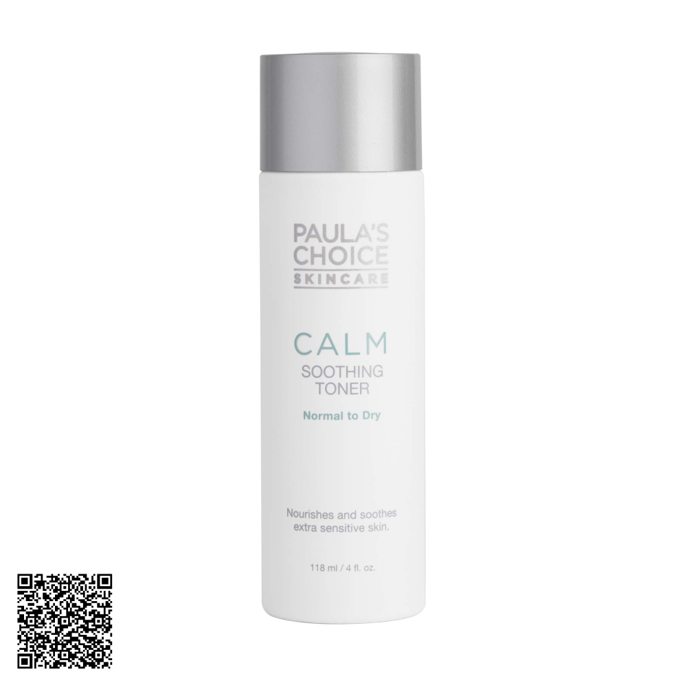 Nước Hoa Hồng Dịu Nhẹ Phục Hồi Da Paula’s Choice Calm Soothing Toner Normal To Oily Combination Từ Mỹ 118ml