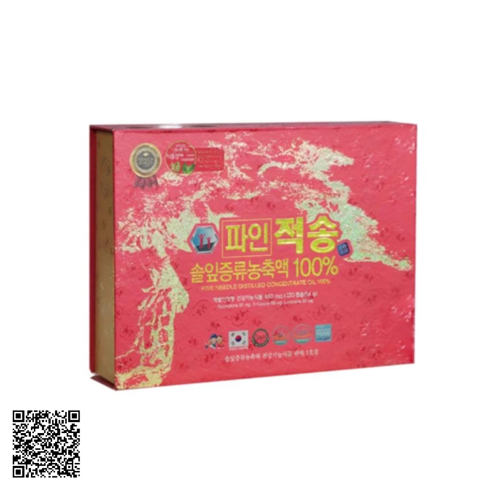 Viên Tinh Dầu Thông Đỏ Chính Phủ Pine Jeok Song Pine Needle Distilled Concentrate Oil 100%