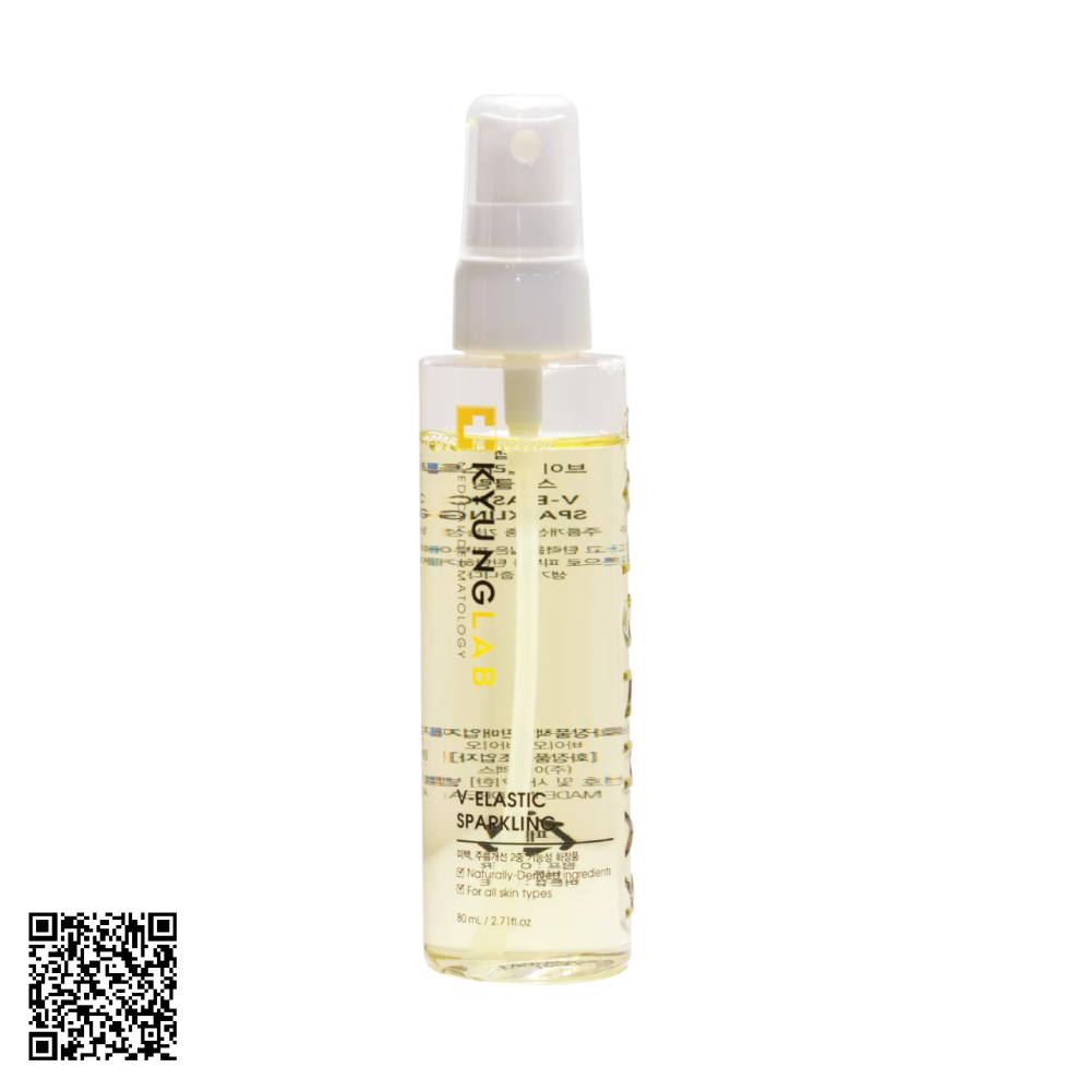 Xịt Dưỡng Khoá Ẩm Căng Bóng Kyung Lab V – Elastic Sparkling Từ Hàn Quốc 80ml