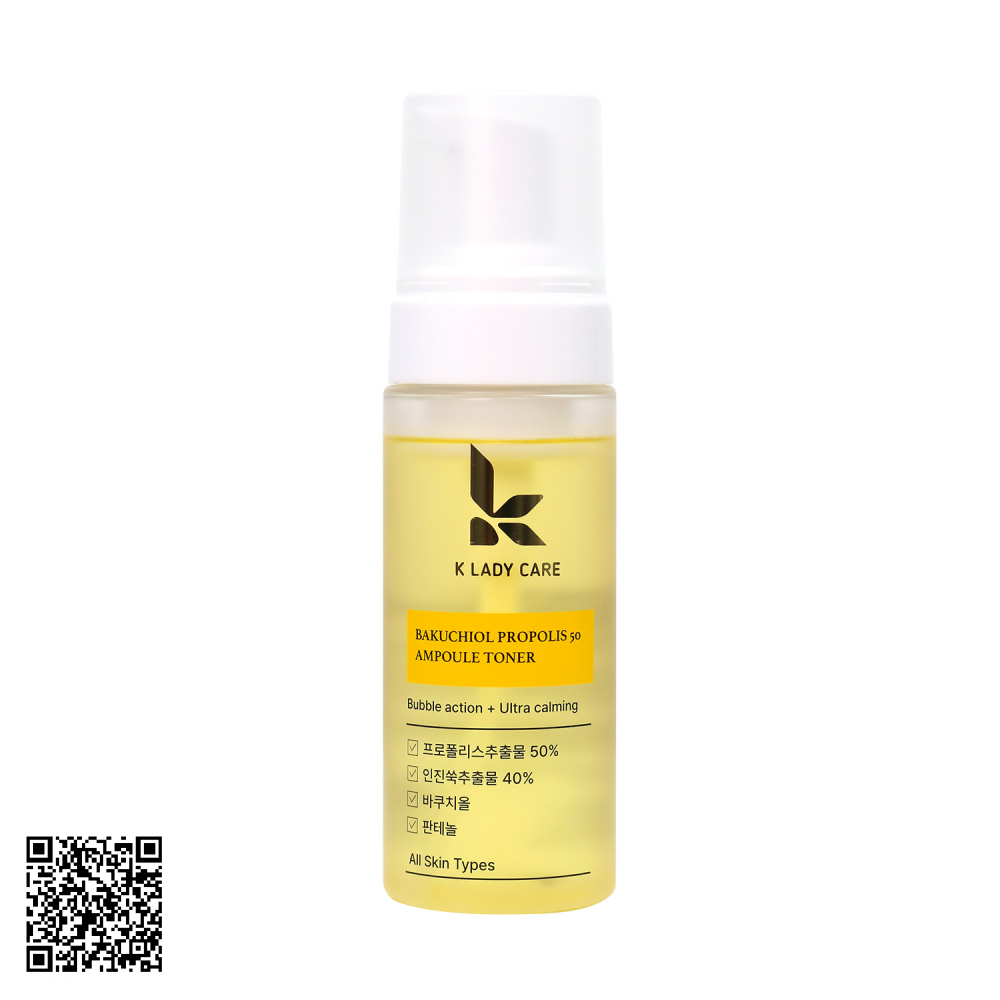 Nước Hoa Hồng Keo Ong Bakuchiol K Lady Care Từ Hàn Quốc 150ml