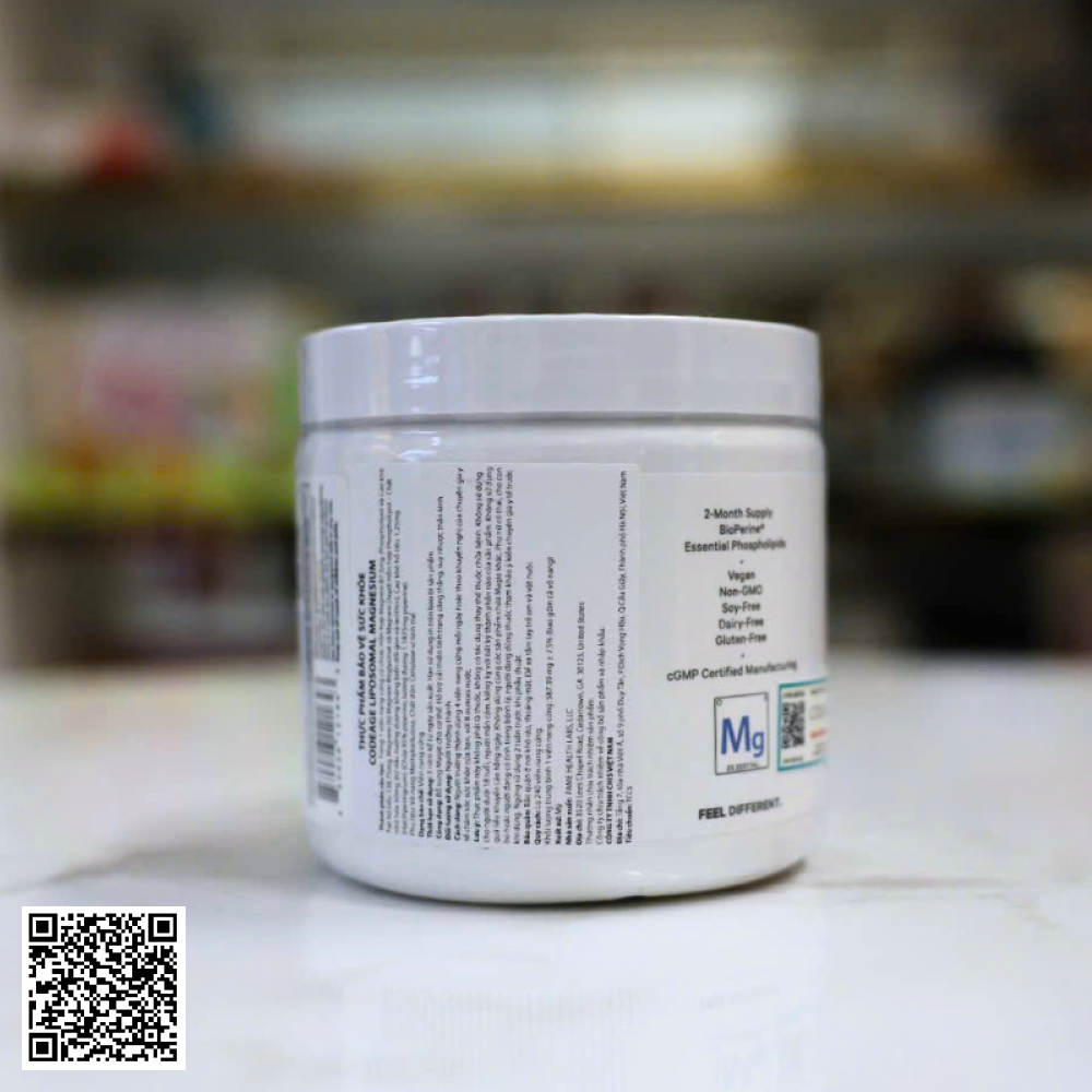 Viên bổ sung Magie CodeAge Liposomal Magnesium Glycinate Từ Mỹ 240 Viên