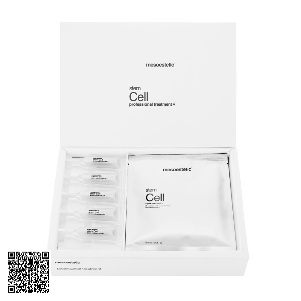 Bộ Sản Phẩm Trẻ Hoá Da Mesoestetic Stem Cell Professional Treatment Từ Tây Ban Nha 3 Món/Hộp