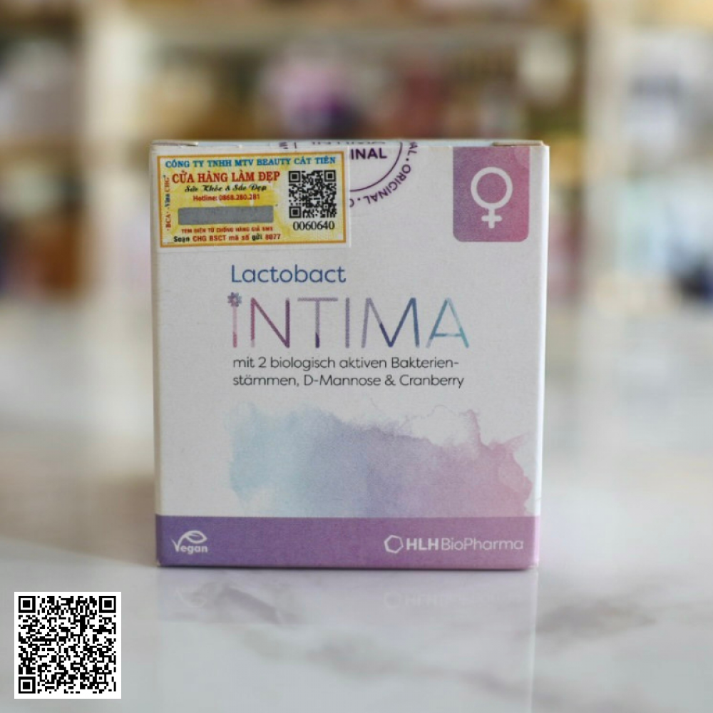 Viên Uống Lactobact Intima Hỗ Trợ Bổ Sung Men Vi Sinh Cho Phụ Nữ Từ Đức 60 Viên