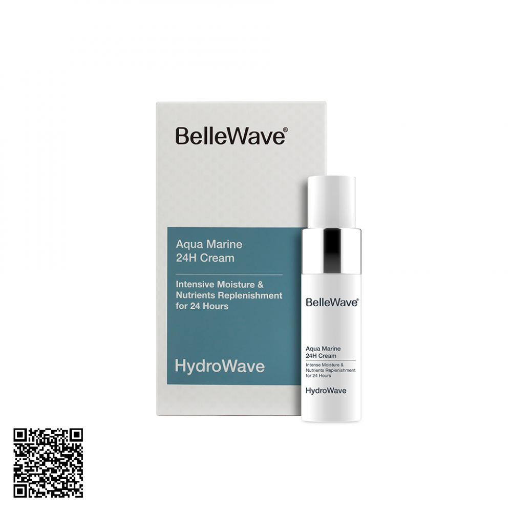 Kem Bổ Sung Nước 24h BelleWave Aqua Marine 24h Cream Từ Thuỵ Sĩ 30ml
