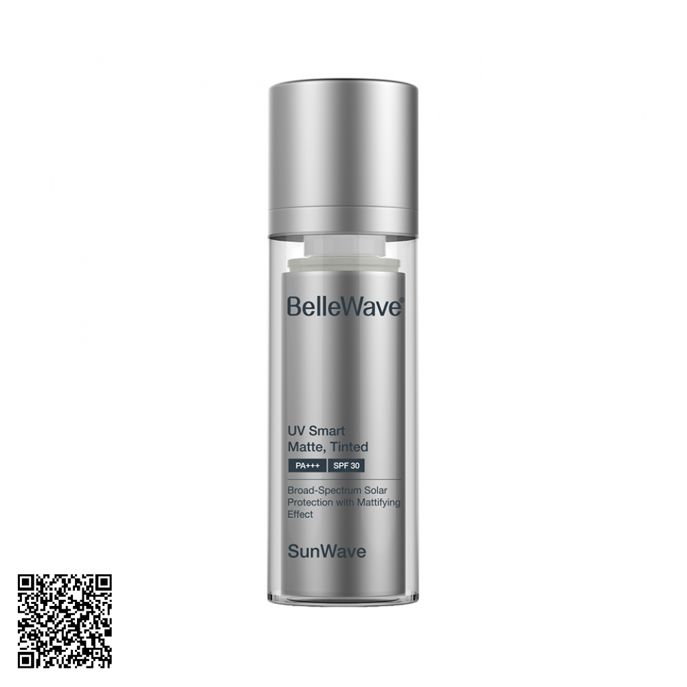 Kem Chống Nắng Thông Minh BelleWave UV Smart Matte Tinted SPF30/PA+++ Từ Thuỵ Sĩ 30ml