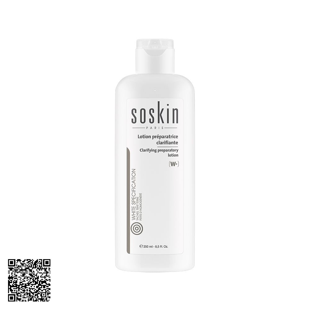 Nước Cân Bằng Làm Trắng Da Soskin Clarifying Preparetory Lotion Từ Pháp 250ml