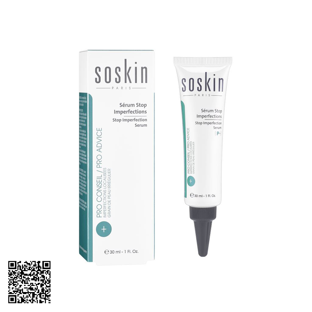 Serum Giảm Mụn Soskin Stop Imperfection Serum Từ Pháp 40ml