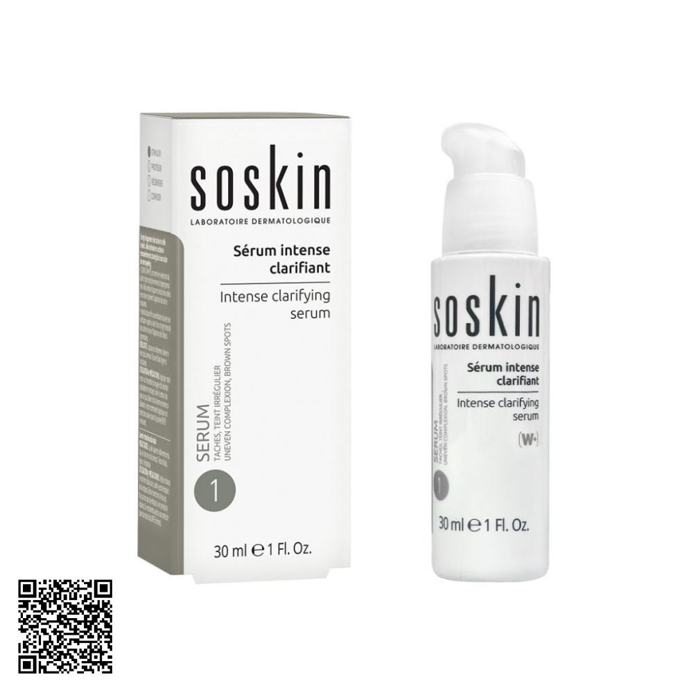 Serum Làm Trắng Tăng Cường Soskin Intense Clarifying Serum Từ Pháp 30ml