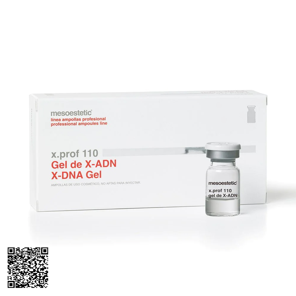 Tinh Chất Trẻ Hóa Da Mesoestetic X.Prof 110 Gel De X-ADN X-DNA Gel Từ Tây Ban Nha (5 Lọ x 2.5ml)