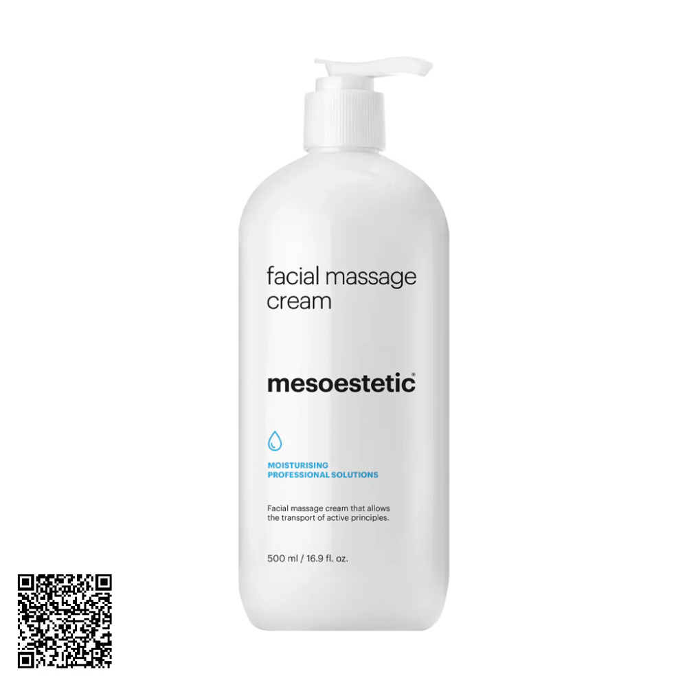Kem Massage Dưỡng Ẩm Chuyên Nghiệp Mesoestetic Facial Massage Cream Từ Tây Ban Nha 500ml