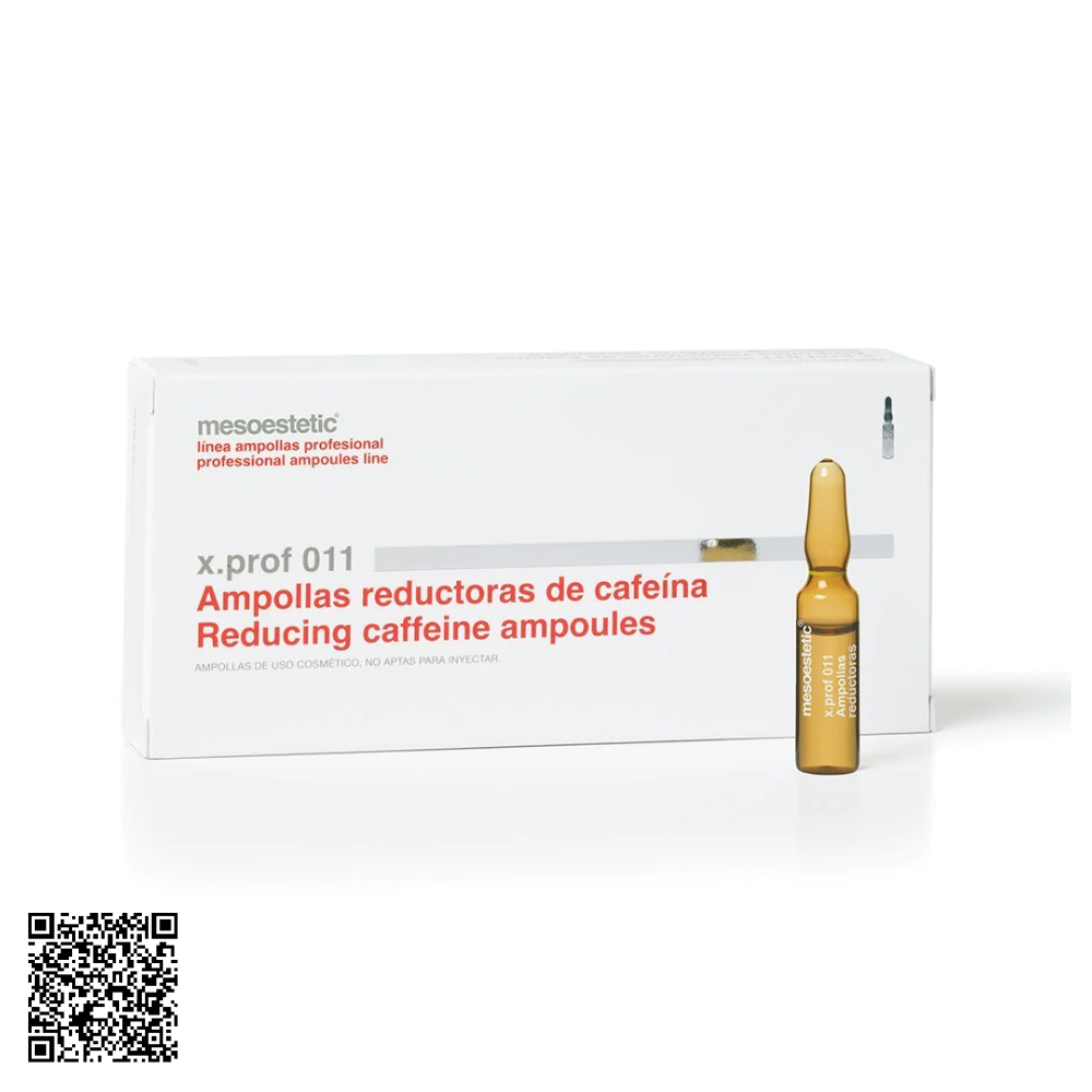 Tinh Chất Giảm Mỡ Dưới Da Mesoestetic X.Prof 011 Reducing Caffeine Ampoules từ Tây Ban Nha (20 Ống x 2ml)