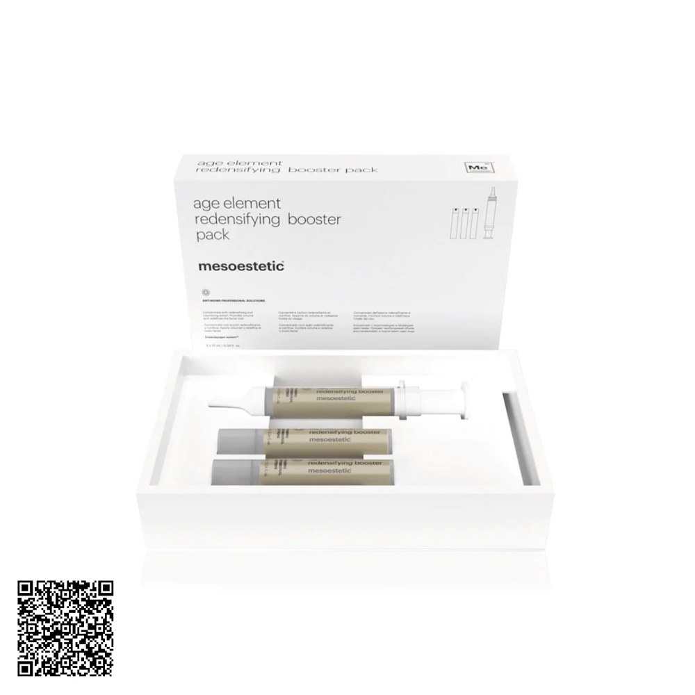 Tinh Chất Cải Thiện Độ Đàn Hồi Da Mesoestetic Age Element Redensifying Booster Từ Tây Ban Nha (3 Ống x 10ml)