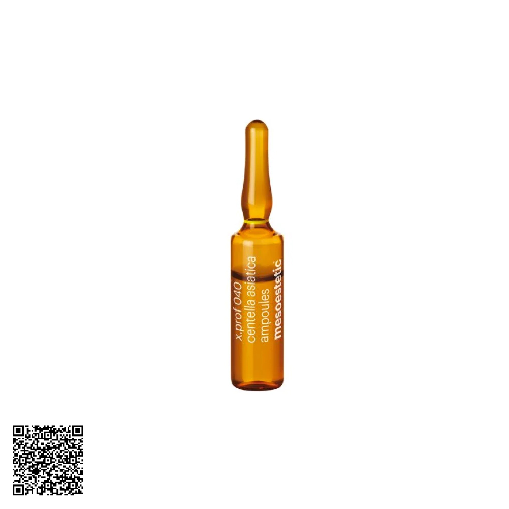 Tinh Chất Phục Hồi Da Từ Rau Má Mesoestetic X.Prof 040 Centella Asiatica Ampoules Từ Tây Ban Nha (20 Ống x 2ml)